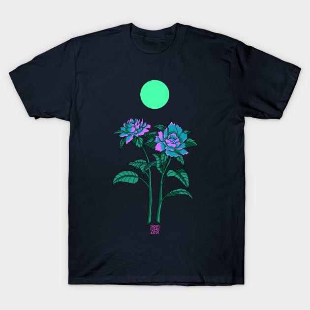 Flower Sunset V4 T-Shirt by JohnParkArt